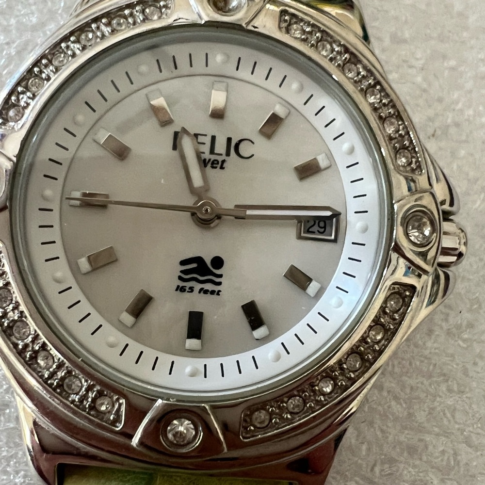 Relic By Wet Fossil Crystal Accent With Green Gen… - image 3